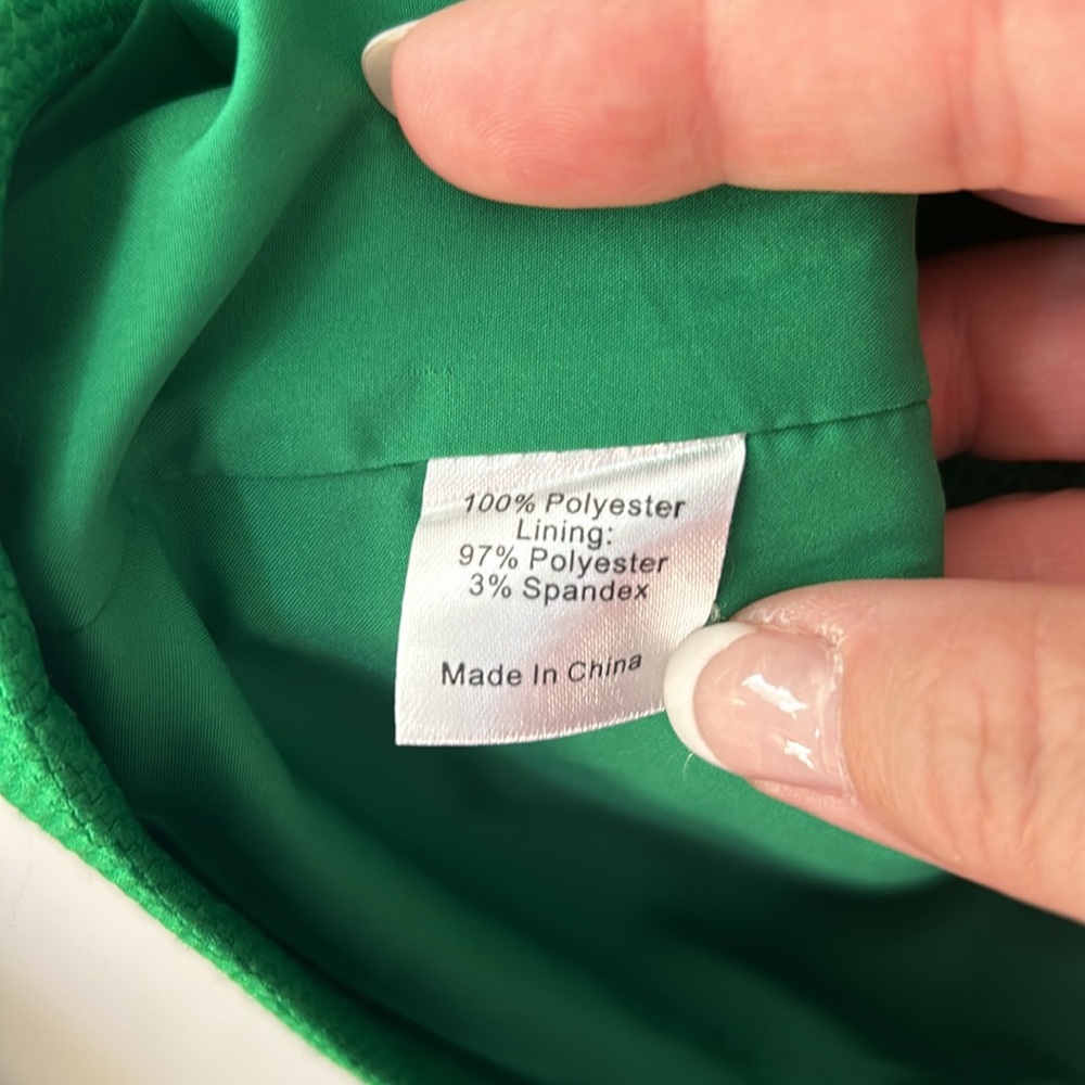 Tuckernuck x Atlantic-Pacific collab Kelly Green‎ Navy Stripe Emma Blouse Sz XXL - Picture 6 of 9